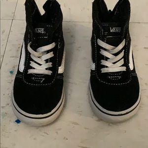 Black and white vans for kids